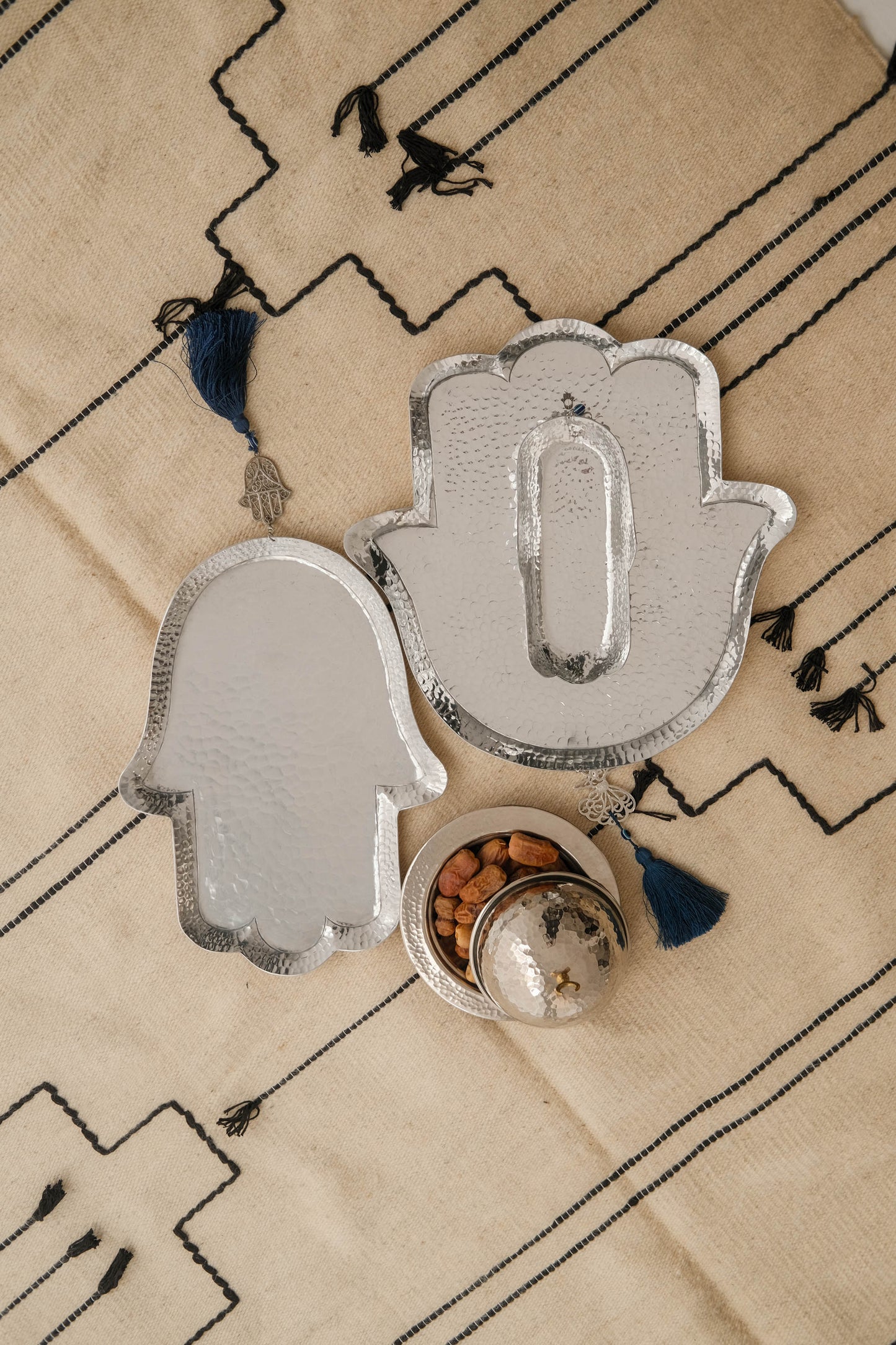 Metal Kaf Fatma Tray