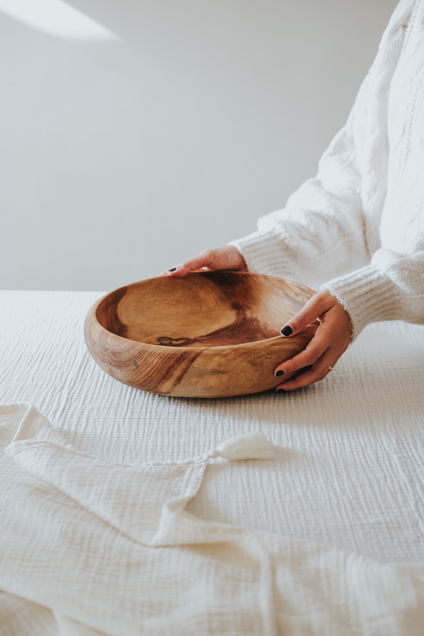 Wooden bowl